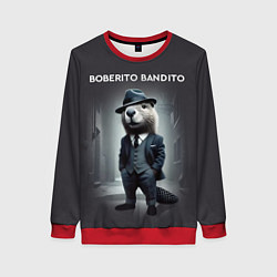 Женский свитшот Бобер бандин мем