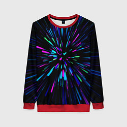 Свитшот женский Neon rods, цвет: 3D-красный