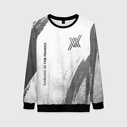 Женский свитшот Darling in the FranXX - white gradient вертикально