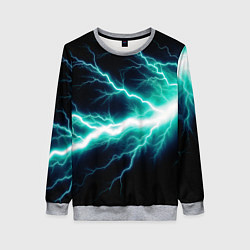 Свитшот женский Lightning blue, цвет: 3D-меланж