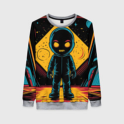 Женский свитшот Недовольный инопланетянин