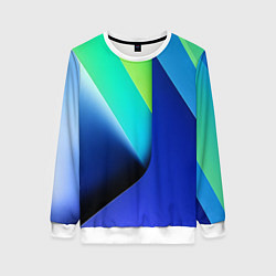 Женский свитшот Color blue green