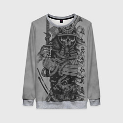 Женский свитшот Мертвый самурай призрак