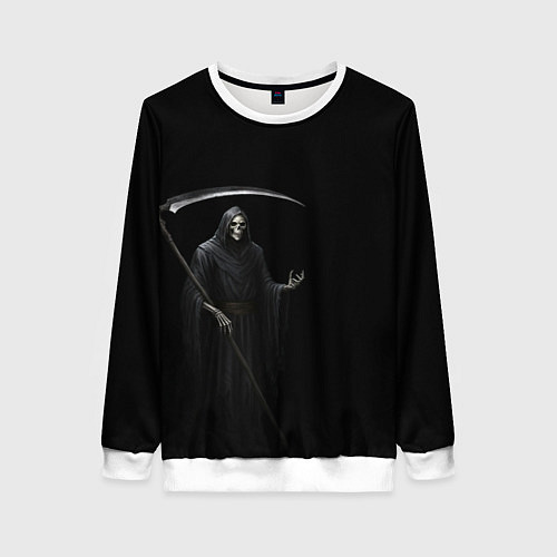 Женский свитшот Memento mortis / 3D-Белый – фото 1