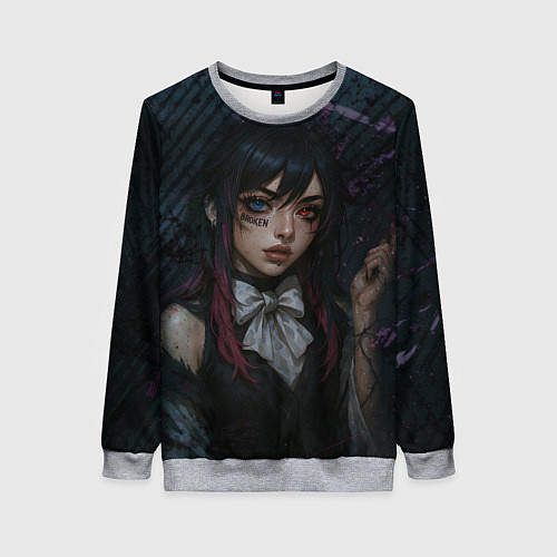 Женский свитшот Дерзкая альтушка / 3D-Меланж – фото 1