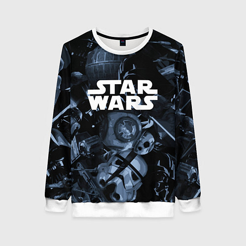 Женский свитшот Star wars персонажи из звездных войн / 3D-Белый – фото 1