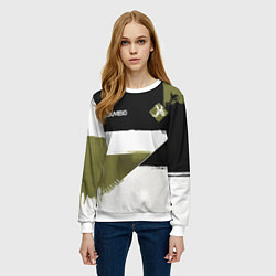 Свитшот женский Русское самбо, цвет: 3D-белый — фото 2