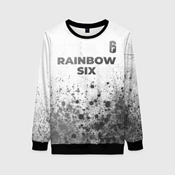 Женский свитшот Rainbow Six - white gradient посередине
