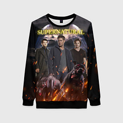 Женский свитшот Supernatural - true hunters