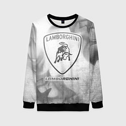 Женский свитшот Lamborghini - white gradient