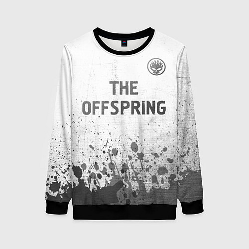 Женский свитшот The Offspring - white gradient посередине / 3D-Черный – фото 1