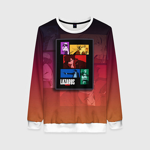 Женский свитшот Lazarus Art / 3D-Белый – фото 1
