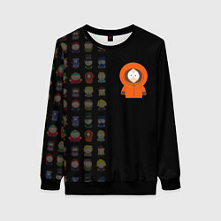 Свитшот женский Южного парка Кенни, цвет: 3D-черный