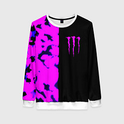 Женский свитшот Monster energy neon camo