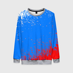 Свитшот женский Патриот - флаг, цвет: 3D-меланж