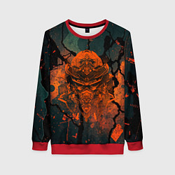 Женский свитшот Шлем кибернетического самурая