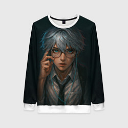 Женский свитшот Стильный мужчина в очках