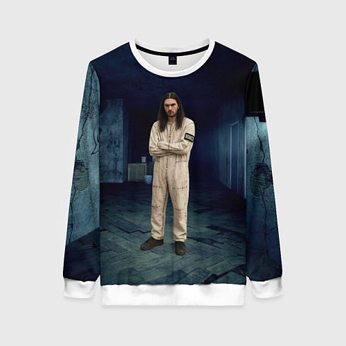 Женский свитшот Bones - образ психа / 3D-Белый – фото 1