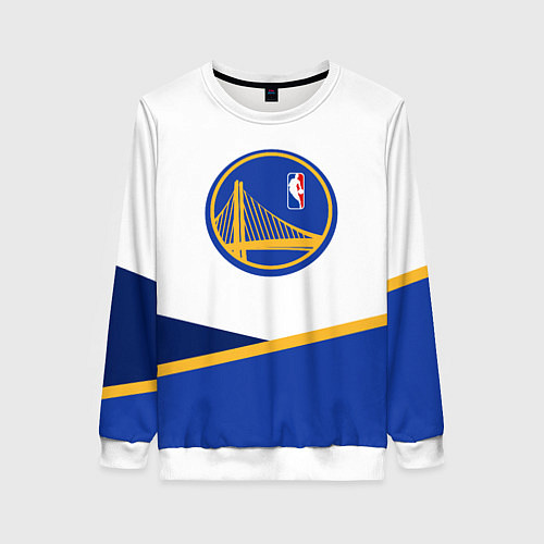 Женский свитшот Golden State Warriors - NBA / 3D-Белый – фото 1