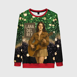 Женский свитшот Lana Del Rey играет на гитаре