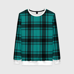 Женский свитшот Checkered dark blue