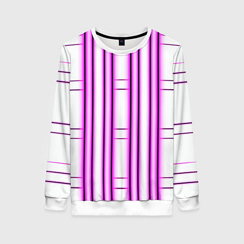 Женский свитшот Neon pink / 3D-Белый – фото 1