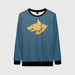 Свитшот женский Космические Волки, цвет: 3D-черный