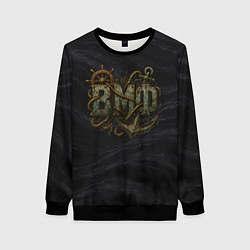 Женский свитшот ВМФ ржавые буквы