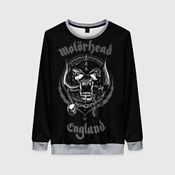 Свитшот женский Motorhead логотип, цвет: 3D-меланж