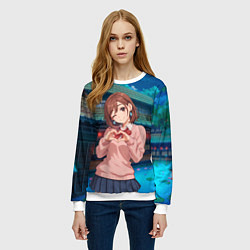 Свитшот женский Милашка Сиратори Айра Дандадан, цвет: 3D-белый — фото 2