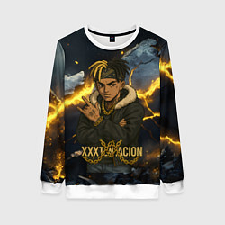 Женский свитшот XXXTentacion мультяшный стиль