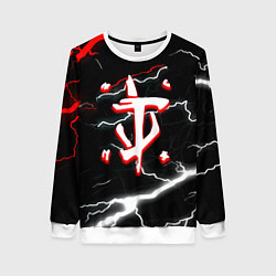 Женский свитшот Doom шторм текстура