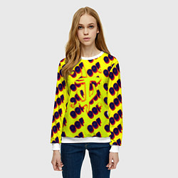 Свитшот женский Doom off, цвет: 3D-белый — фото 2