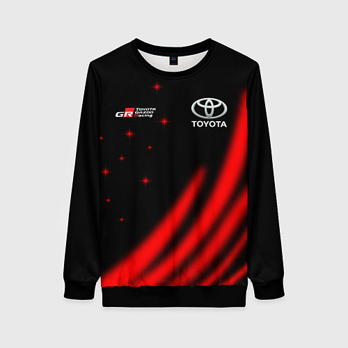 Женский свитшот Toyota GR Gazoo Racing / 3D-Черный – фото 1