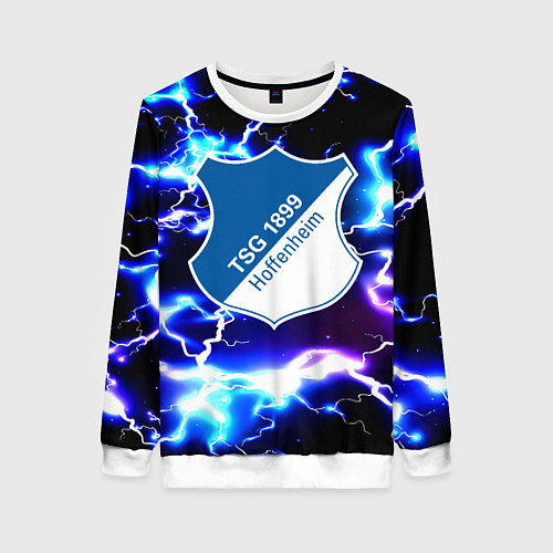 Женский свитшот Хоффенхайм молнии / 3D-Белый – фото 1