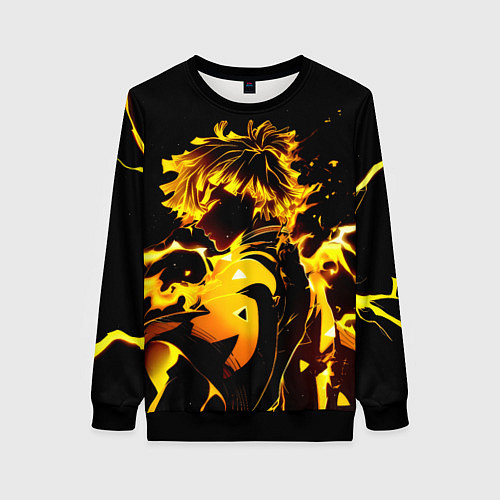 Женский свитшот Зенитсу Агатсума / 3D-Черный – фото 1