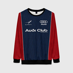 Свитшот женский Audi club retro, цвет: 3D-черный