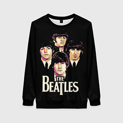 Женский свитшот The Beatles faces