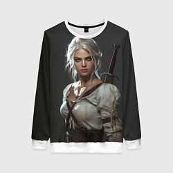Женский свитшот Цири строгий взгляд