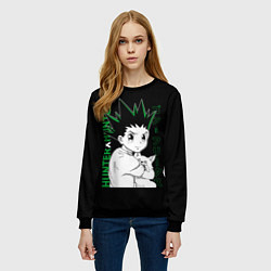 Свитшот женский Гон Фрикс Хантер х Хантер, цвет: 3D-черный — фото 2