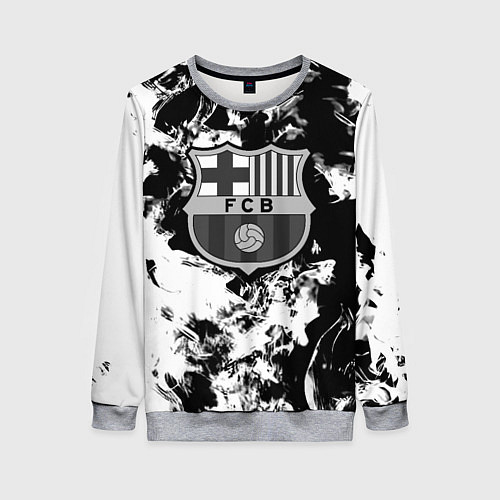 Женский свитшот Juventus белый дым / 3D-Меланж – фото 1