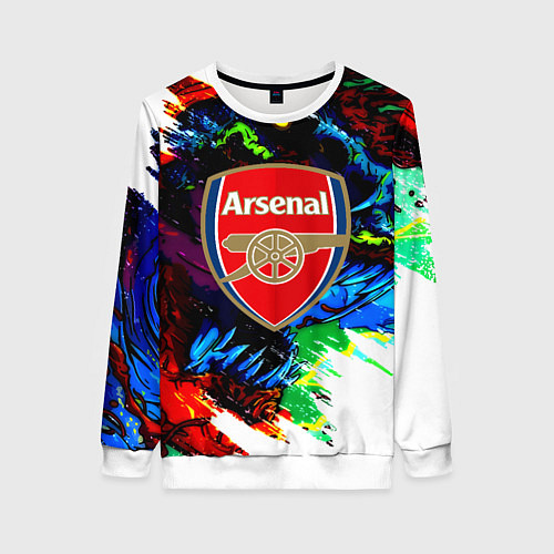 Женский свитшот Arsenal monster / 3D-Белый – фото 1