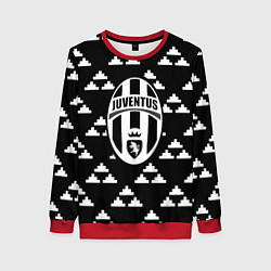 Женский свитшот Juventus геометрия треугольники
