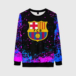 Женский свитшот Барселона неоновые краски