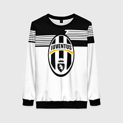 Свитшот женский Juventus полосы линии, цвет: 3D-черный