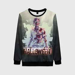 Женский свитшот Halloween зомби