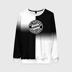 Свитшот женский Бавария Мюнхен геометрия градиент, цвет: 3D-белый