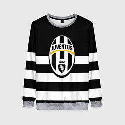 Свитшот женский Juventus линии, цвет: 3D-меланж