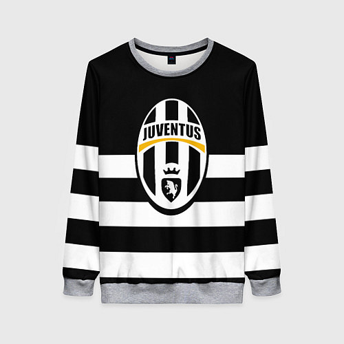 Женский свитшот Juventus линии / 3D-Меланж – фото 1