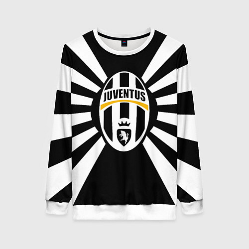 Женский свитшот Ювентус линии / 3D-Белый – фото 1